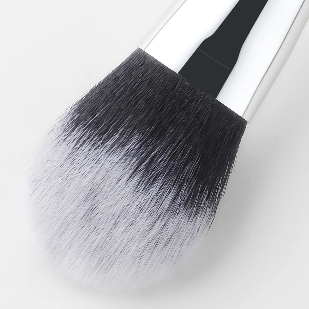 2-Pack Soft Fluffy Powder & Blush Brushes | Short Handle Makeup Brush Set QXL