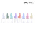 7-Pc Mini Glass Dropper Bottle Set | 1–5ml Macaron Vials Glass Dropper Bottles QXL 7pcs 3ml