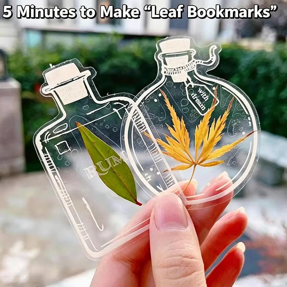 20-Pack Transparent Pressed Flower Bookmark Frames | DIY Craft DIY Craft Bookmark QXL
