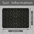 Black Hexagonal Car Trunk Mat | Waterproof Cargo Liner Car Cargo Liner QXL 1pc