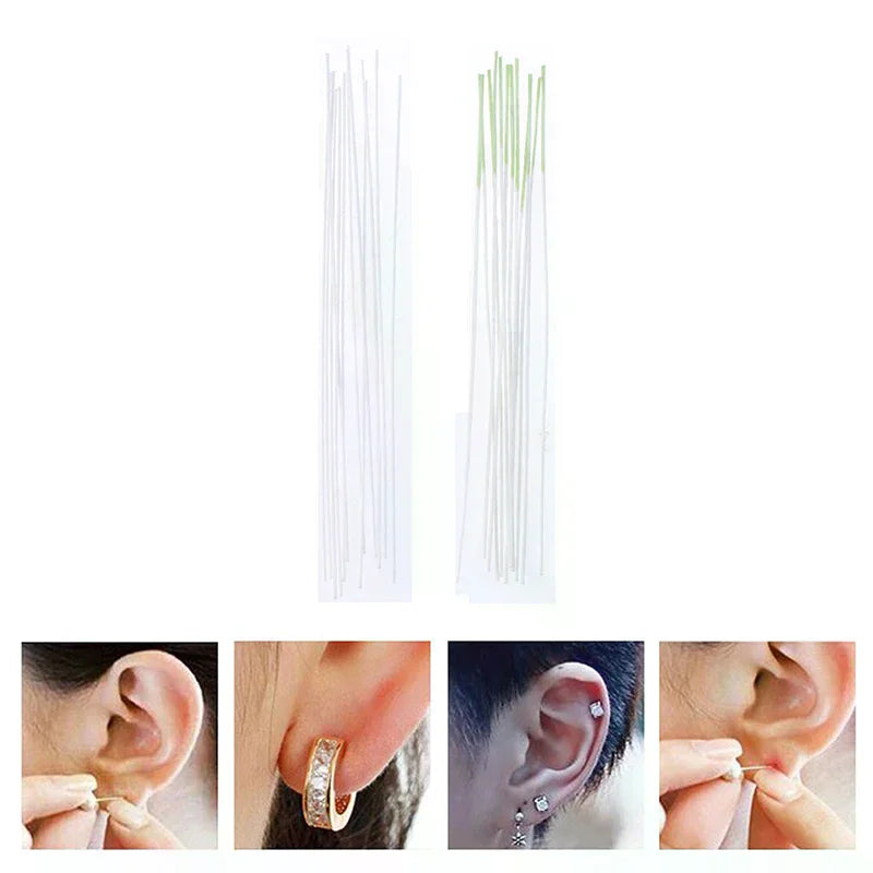60-Pack Ear Hole Cleaning Threads | Piercing Hygiene Kit Ear Cleaning Kit QXL
