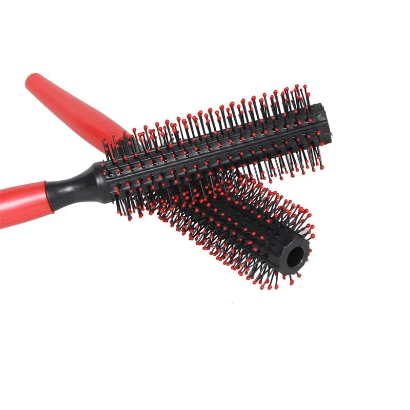 Spiral Round Brush Curl Comb | Quiff Roller & Scalp Massager Hair Styling Comb QXL