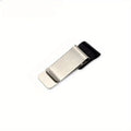 Metal Pen Clip & Card Holder for Laptop & Desk | Stationery Desk Pen Clip QXL Silver black