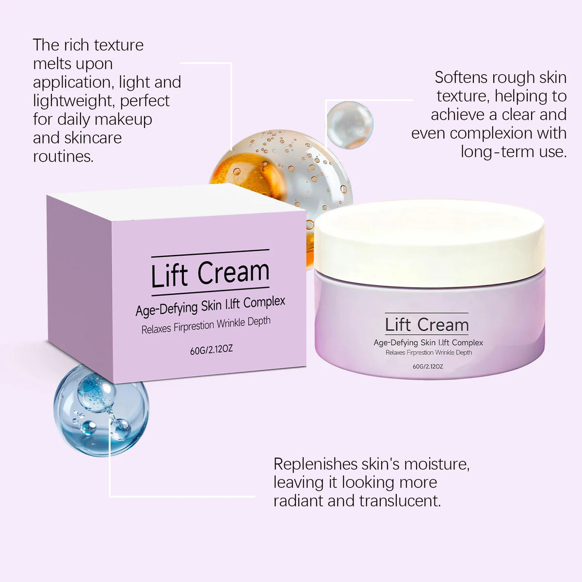 Moisturizing Corrector Cream – Firming & Brightening 60g Facial Moisturizer Cream QXL