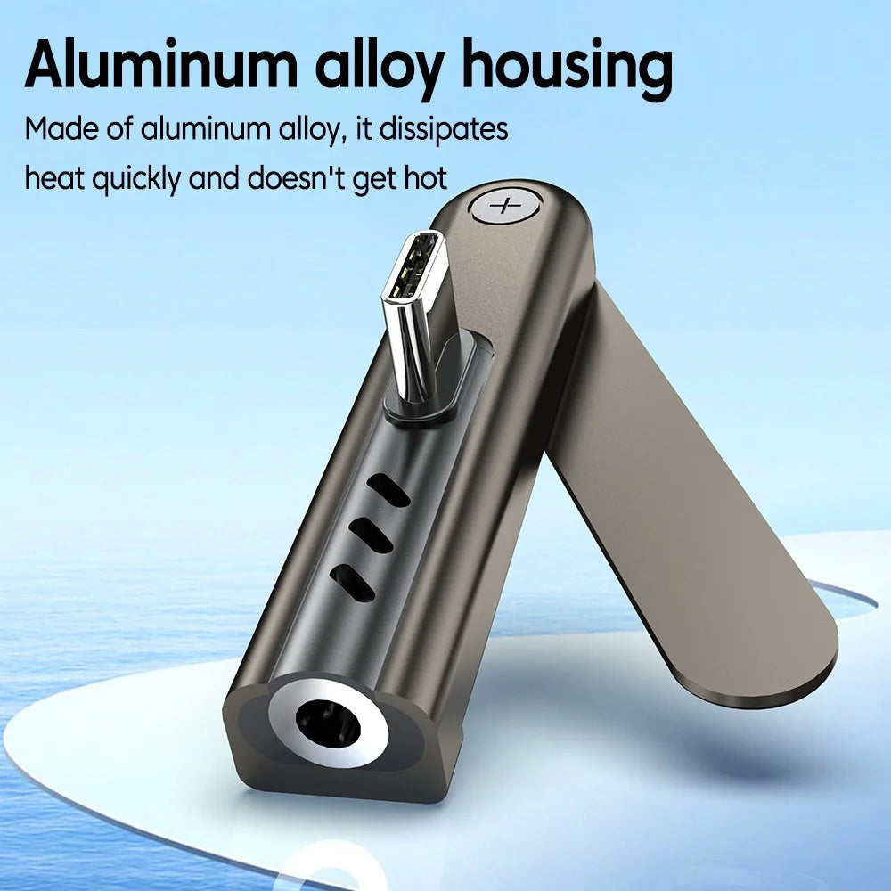 USB-C to 3.5mm Audio Adapter with Phone Stand Bracket USB-C Audio Adapter QXL