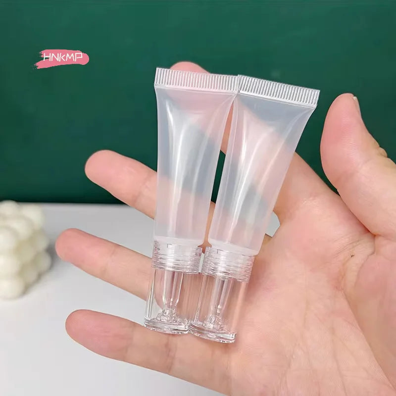 2-Pack Refillable Cosmetic Soft Tubes 10/15ml Dropper Bottles Refillable Cosmetic Tubes QXL