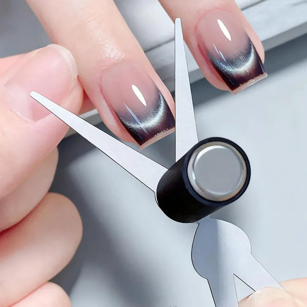 3D Double-Headed Cat Eye Nail Magnet | French Gel Polish Tool Nail Art Magnet Tool QXL