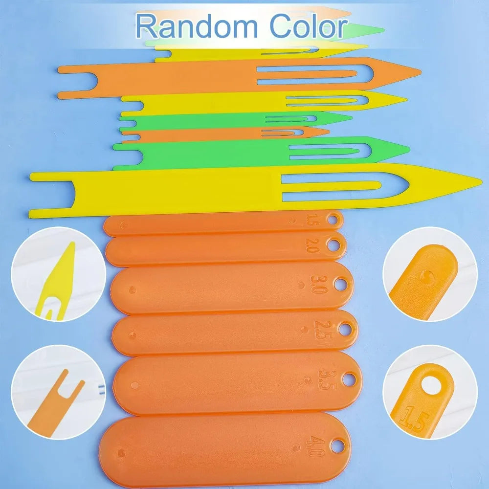 Fishing Net Repair Kit — 9 Shuttle Needles & 6 Mending Tools Fishing Net Repair Kit QXL