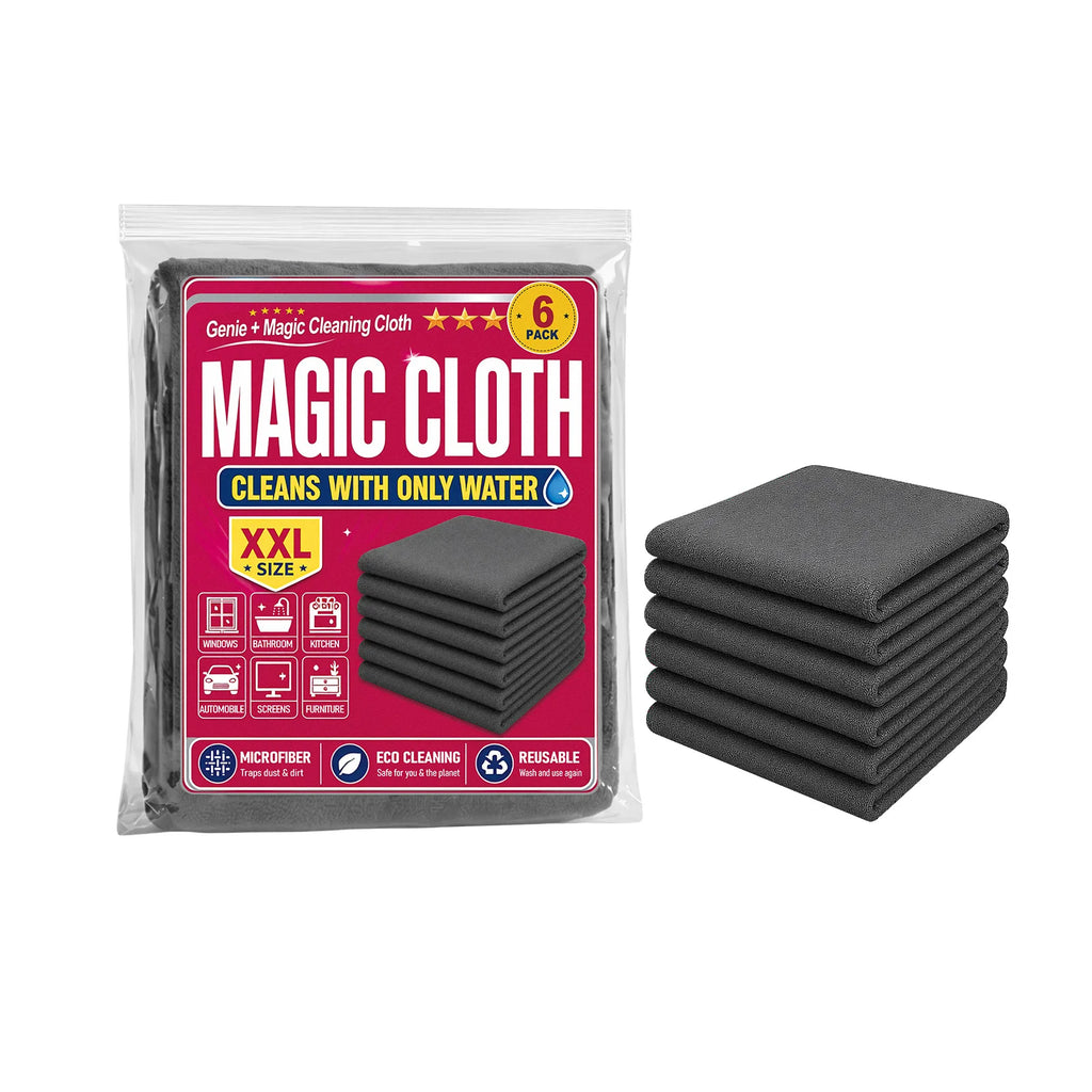 6-Pack Microfiber Cleaning Cloths | Lint-Free & Scratch-Free Microfiber Cleaning Cloth QXL 6pcs X bag