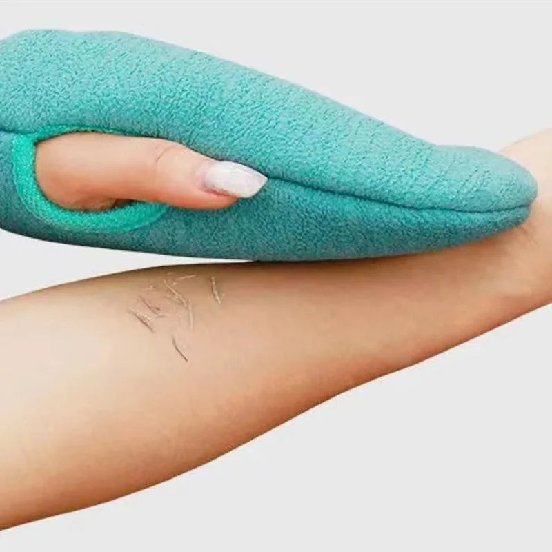 Loofah Exfoliating Shower Glove | Body Scrub & Deep Cleanse Exfoliating Shower Glove QXL
