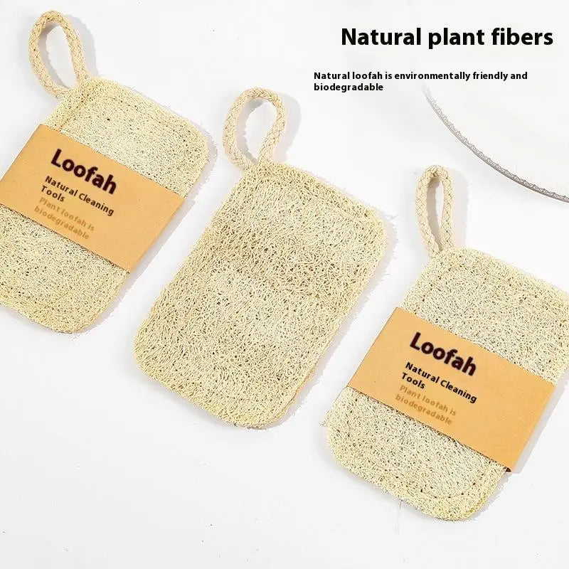 6-Pack Natural Loofah Scrub Pads | Kitchen Dish & Pot Cleaner Loofah Scrub Pads QXL