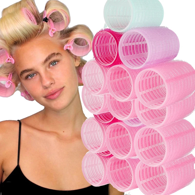 Heatless Self-Grip Hair Rollers for Bangs & Volume Heatless Hair Rollers QXL