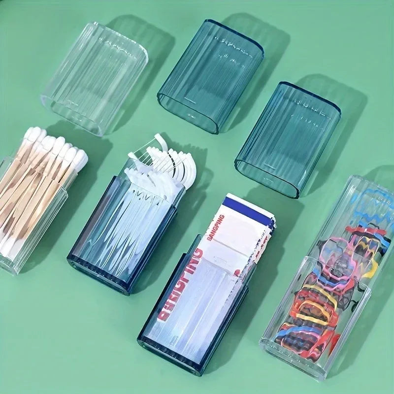 Clear Small Item Storage Box – Travel & Bathroom Organizer Mini Storage Box QXL