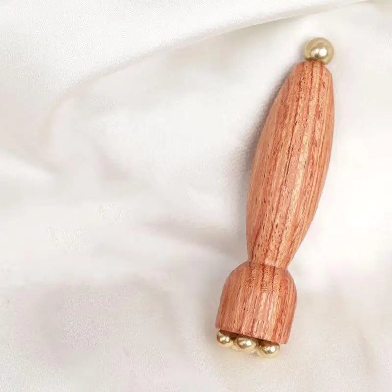 Lotus Seedpod Gua Sha Facial Massager | Rosewood & Brass Gua Sha Facial Tool QXL