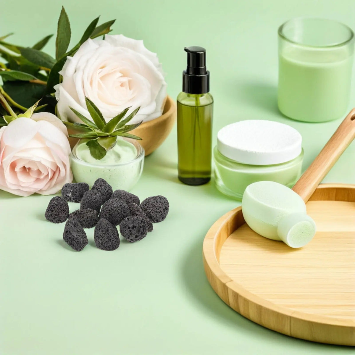 500g Volcanic Rock Essential Oil Diffuser Stones | Aromatherapy Aromatherapy Diffuser Stones QXL