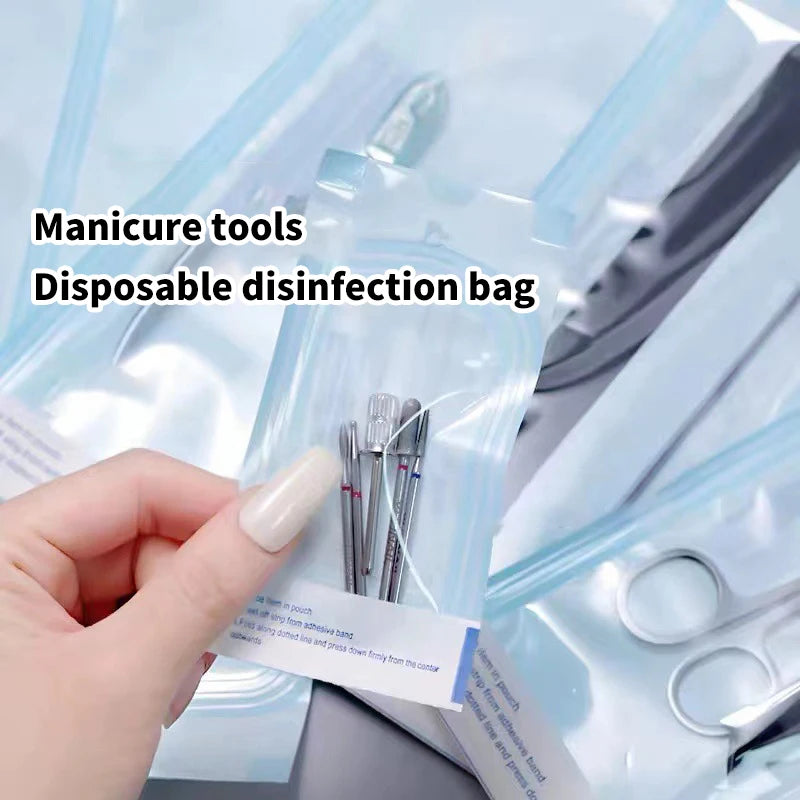 100-Pack Self-Sealing Sterilization Pouches | 4 Sizes Sterilization Pouches QXL