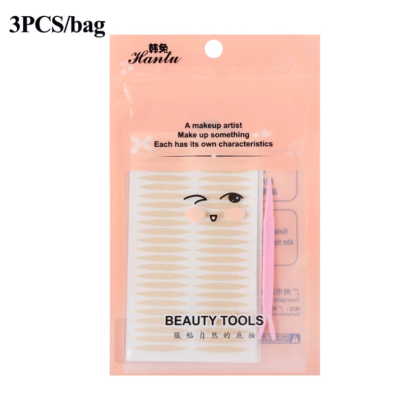 Invisible Double Eyelid Tape – 6-Sheet Mesh-Lace Slim & Wide Eyelid Shaping Tape QXL 07
