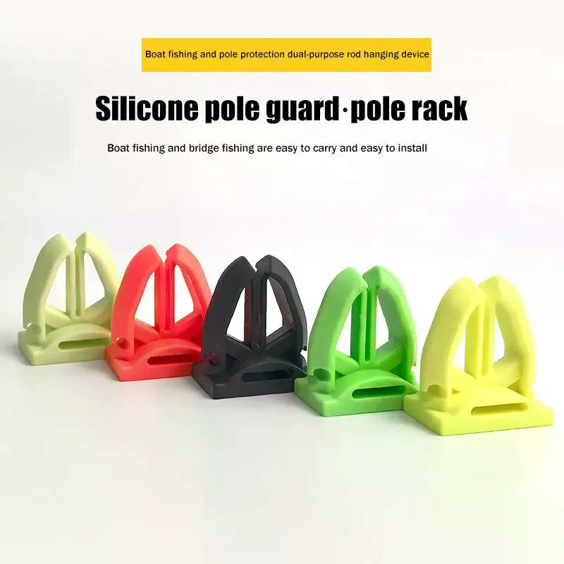 Fishing Rod Binding Clip & Pole Holder Fastener | Silicone Fishing Rod Clip QXL