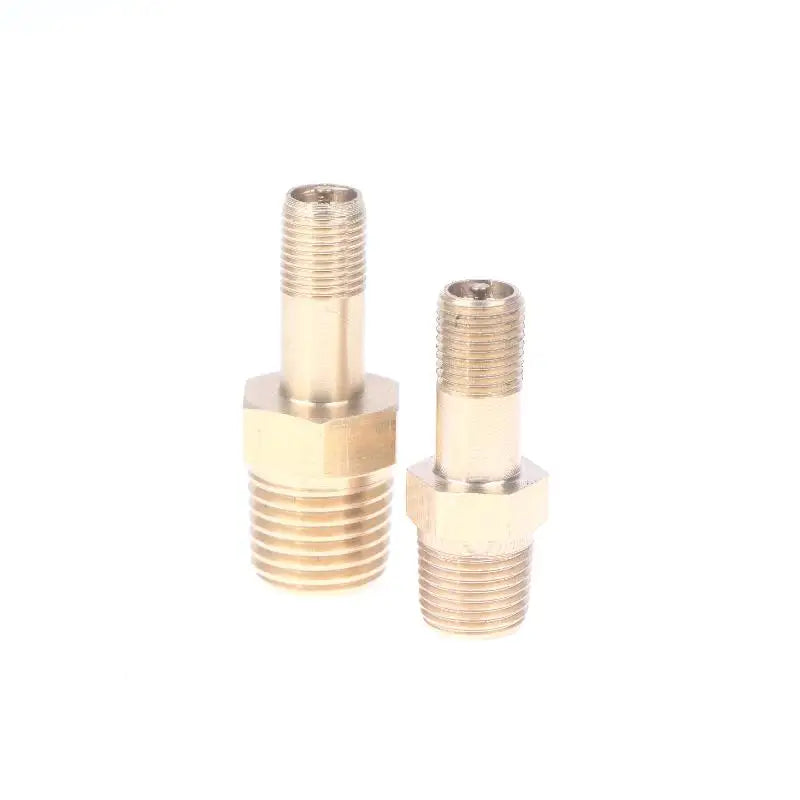 Copper Schrader Valve 1/4 NPT 1/8 NPT M10 Air Compressor Tire Air Fill Valve QXL