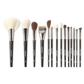 14-Piece Makeup Brush Set with Travel Pouch | Face & Eye Makeup Brush Set QXL 14PCS