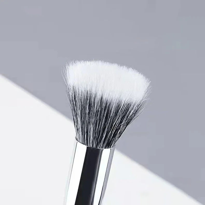 Stippling Blush Brush | Soft Wool Flat Head Makeup Tool Stippling Blush Brush QXL