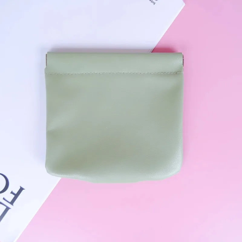 Auto-Closing Mini Makeup Bag | Lipstick & Travel Organizer Mini Makeup Bag QXL green