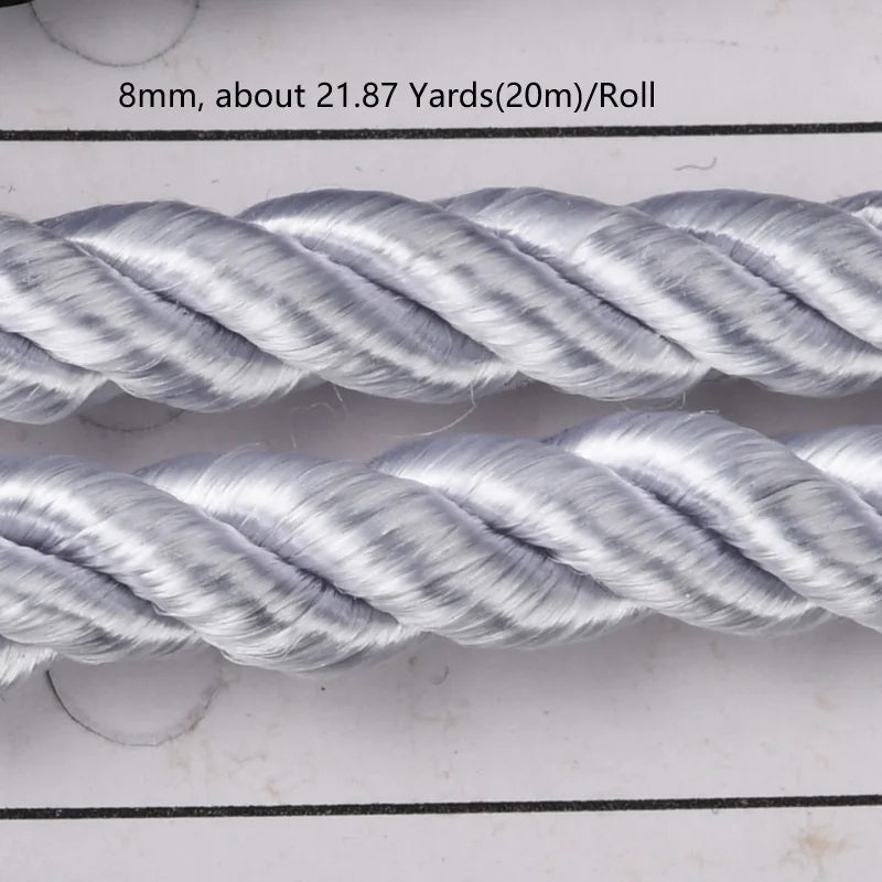 32 Yards 3mm Twisted Polyester Cord Trim | Crafts & Décor Rope Decorative Cord Trim QXL AECH04-10324