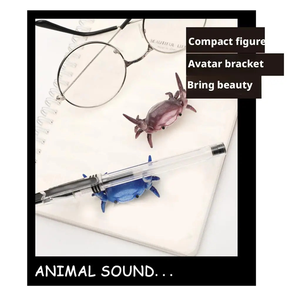 Creative Crab Pen Holder | Desk Organizer & Decor Ornament Novelty Pen Holder QXL