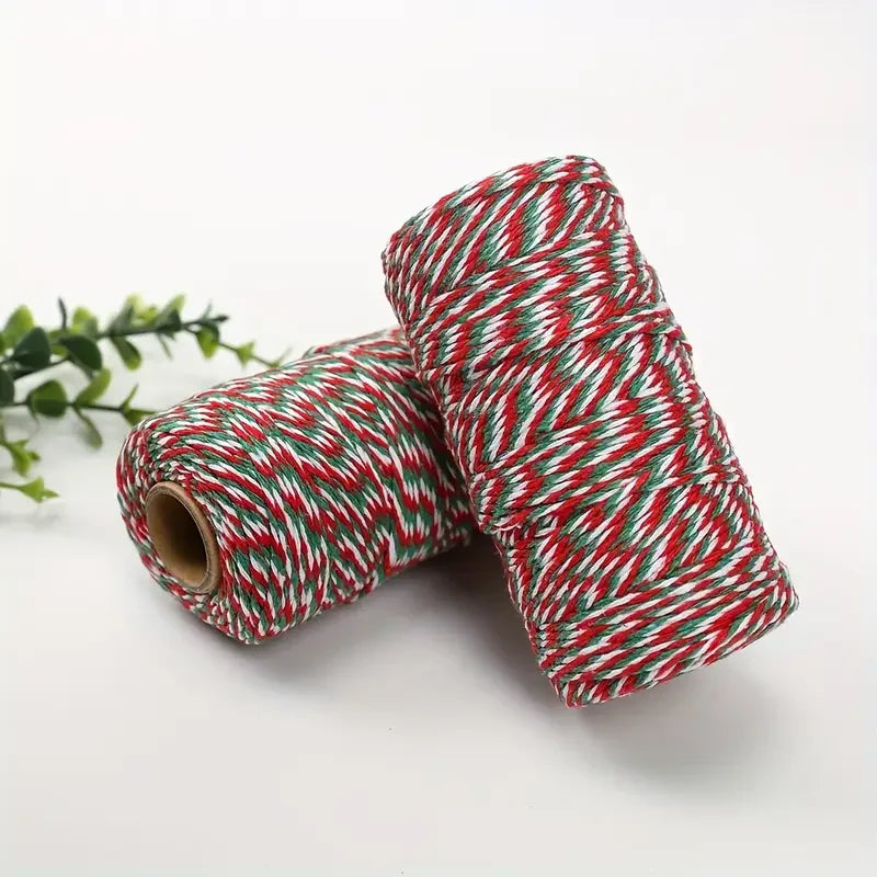 2mm 3-Color Braided Rope 100M | Gift Wrapping & Craft Cord Craft Braided Rope QXL