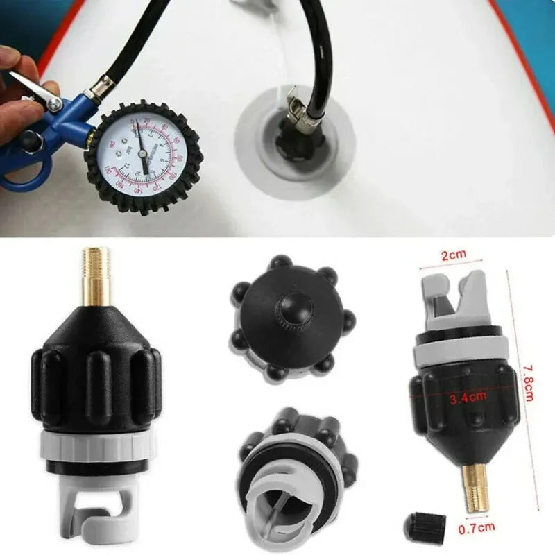 Air Valve Adapter for Kayak, Paddleboard & Inflatable Boat Pump Pump Valve Adapter QXL
