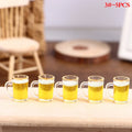 1:12 Dollhouse Miniature Drinkware Set – 15-Pc Wine & Beer Dollhouse Miniatures QXL 3