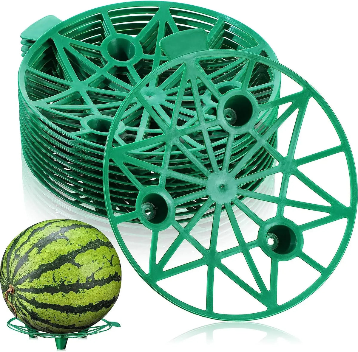 2-Pack Fruit Support Trays for Watermelon, Melon & Pumpkin Garden Fruit Support Tray QXL