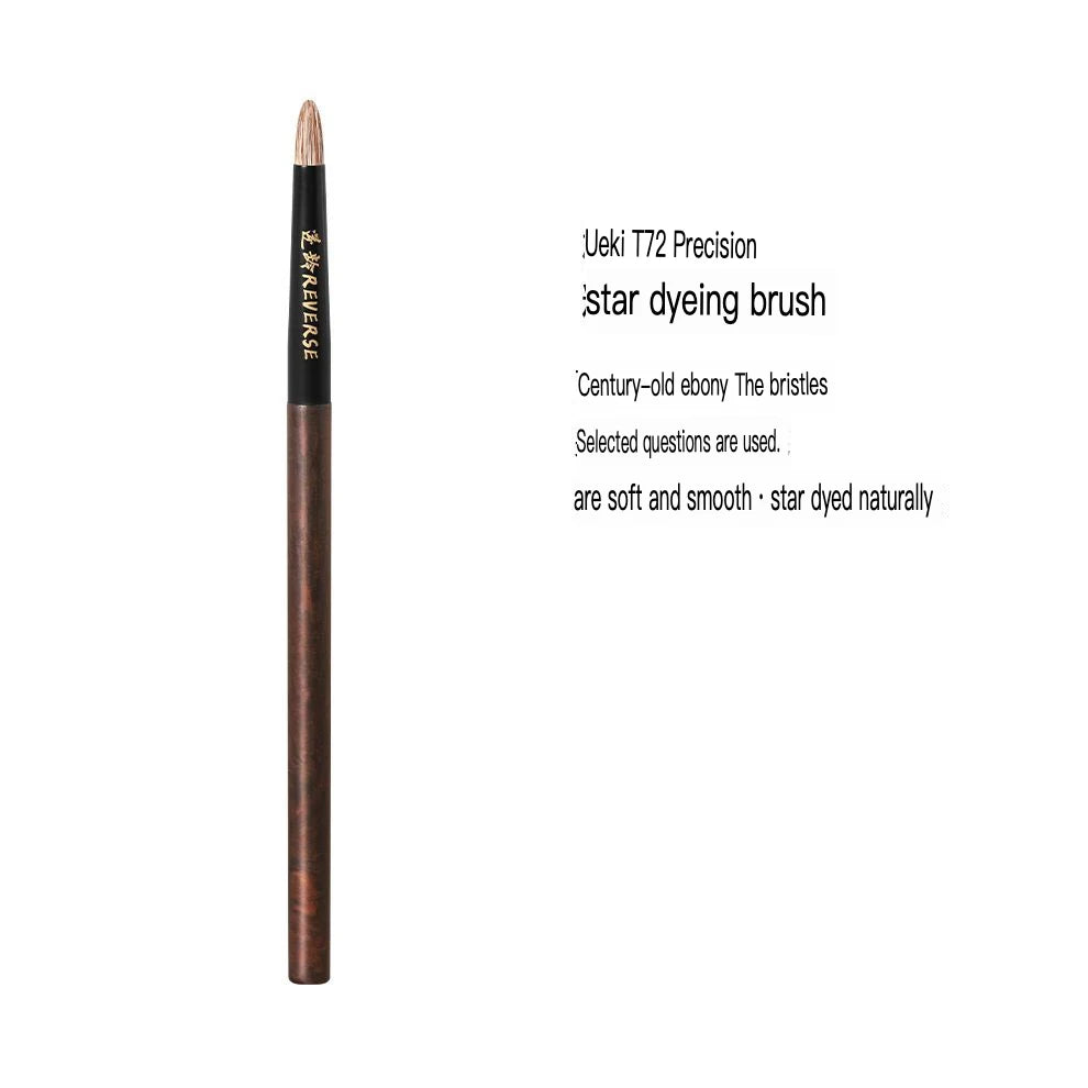 Tapered Eyeshadow Brush | Goat Hair Sandalwood Handle – T72 Eyeshadow Brush QXL T72 Precision Blendi