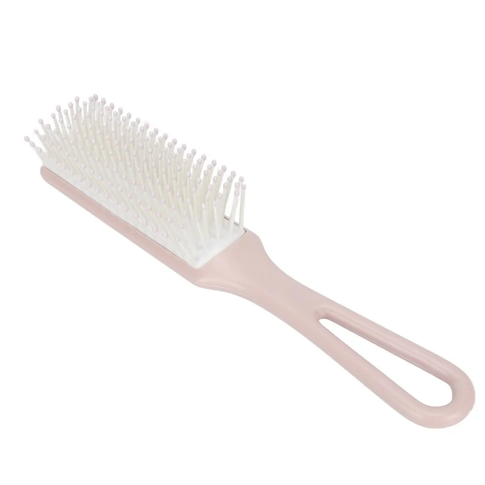 Vented Detangling Hair Brush | Non-Slip Portable Styling Comb Detangling Hair Brush QXL Pink