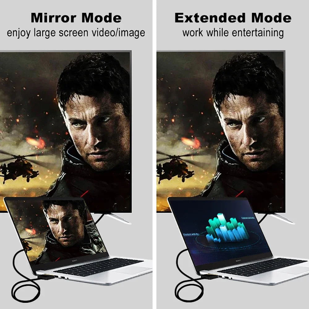 Ultra-Slim HDMI to Mini HDMI Cable 4K@60Hz 18Gbps OD3.2 HDMI Cable QXL