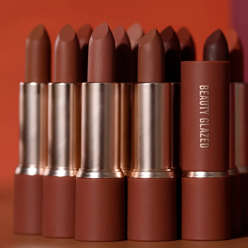 Barely Matte Cocoa Lipstick | Waterproof & Long-Lasting Matte Lipstick QXL
