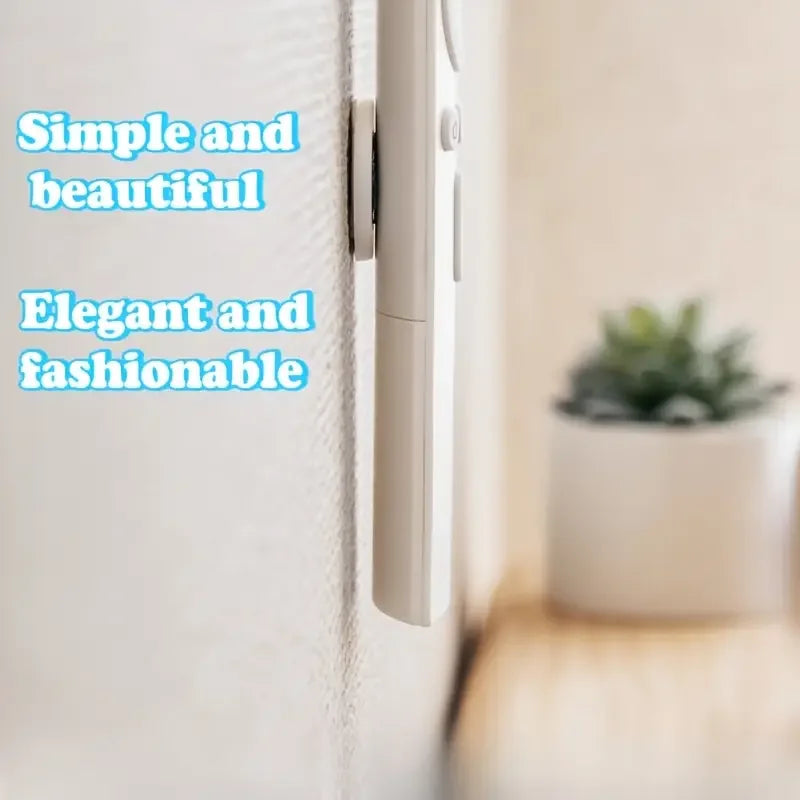 3-Pack No-Drill Magnetic Remote Holder | Wall Mount, White Remote Control Holder QXL