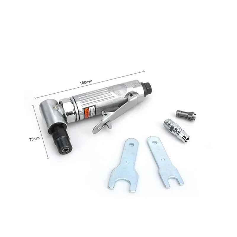 90° Micro Air Die Grinder 1/4" Pneumatic Polisher Kit | CE Pneumatic Die Grinder QXL