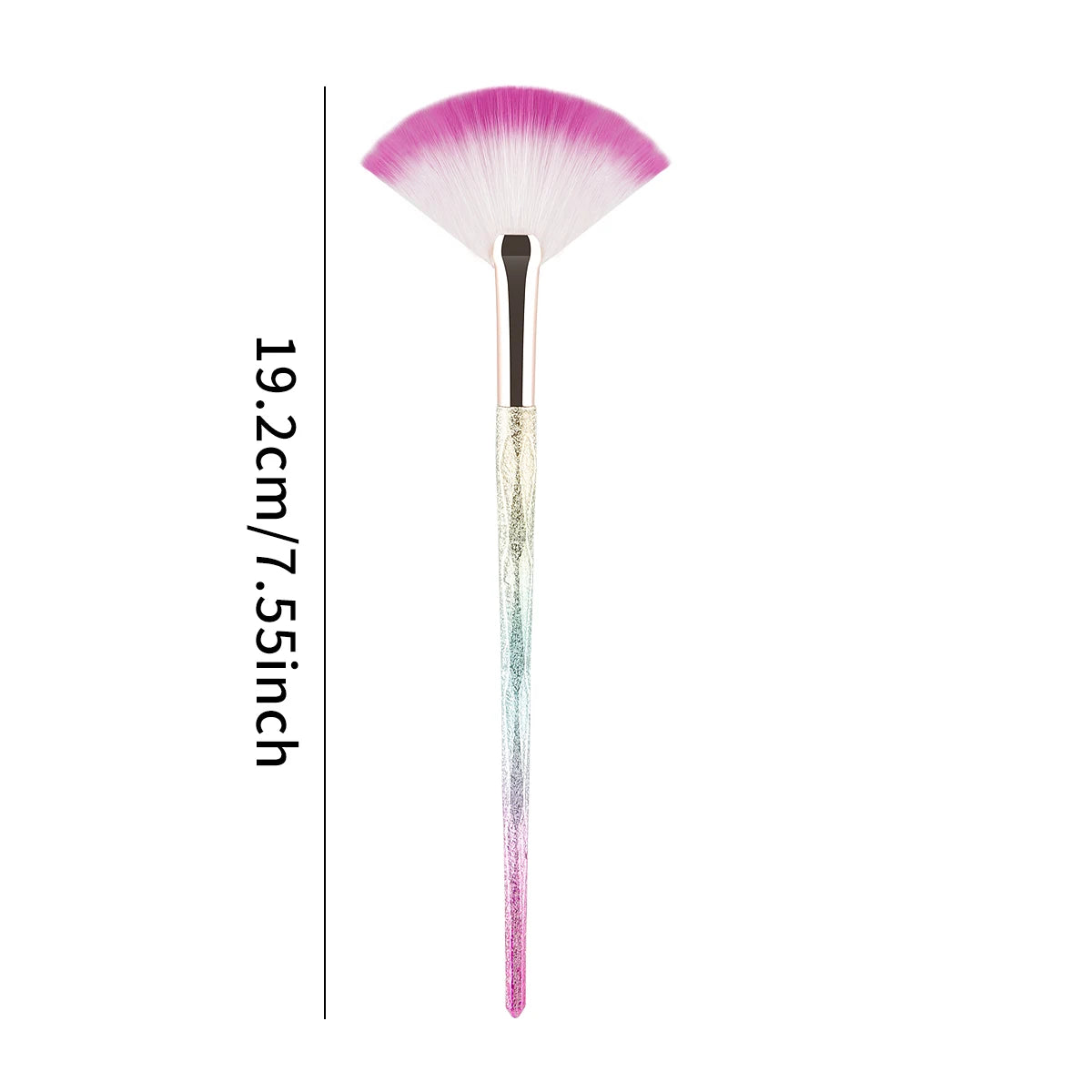 RANCAI Fan Makeup Brush – Soft Nylon Powder & Mask Brush Fan Makeup Brush QXL