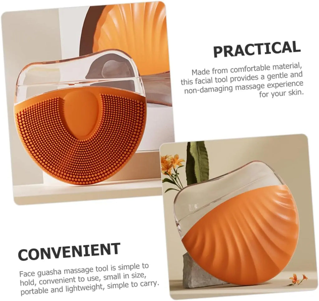 Silicone Gua Sha Face Scraper | Facial Massager for Lifting Gua Sha Face Tool QXL