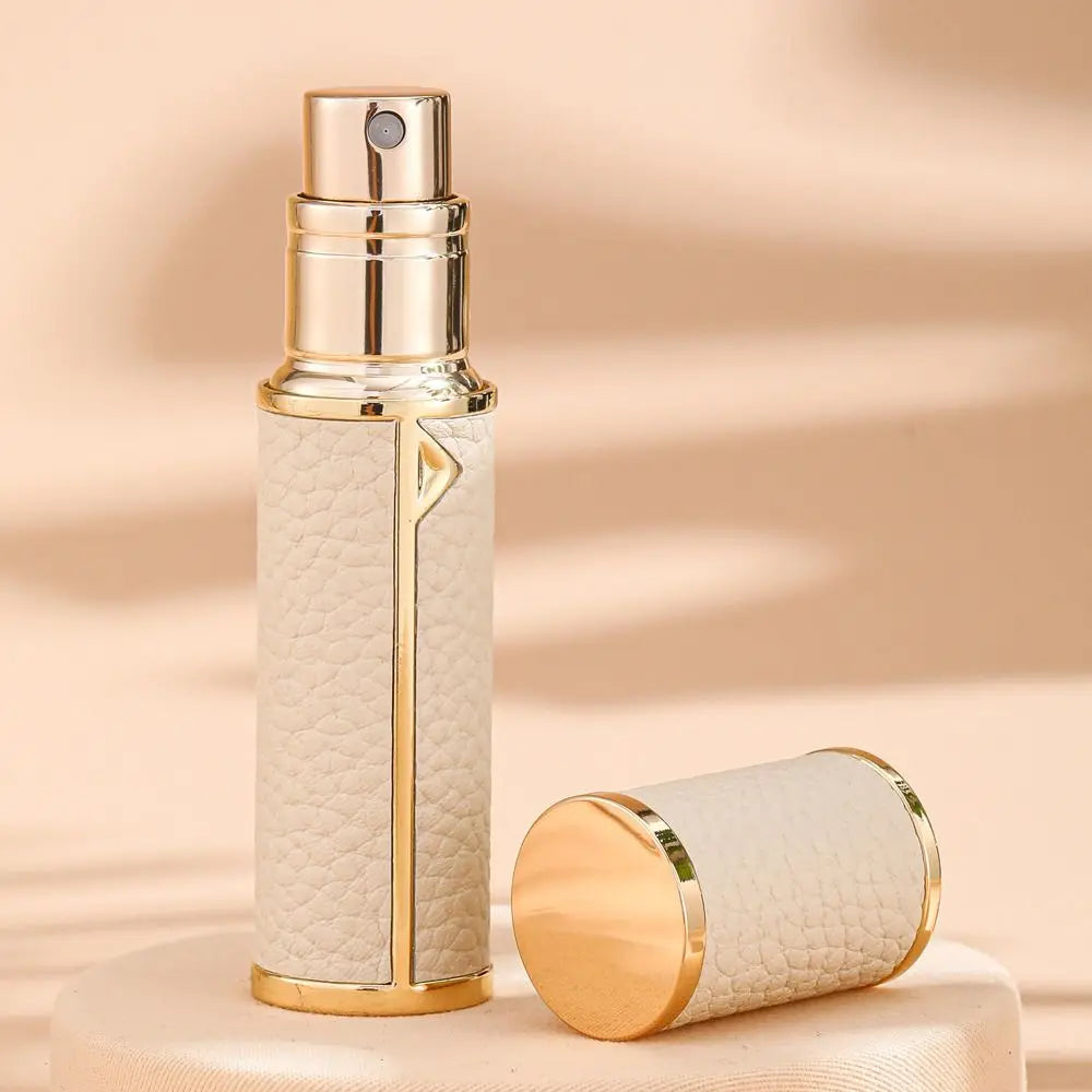 5ml PU Lychee Refillable Perfume Atomizer Travel Spray Bottle Perfume Atomizer QXL