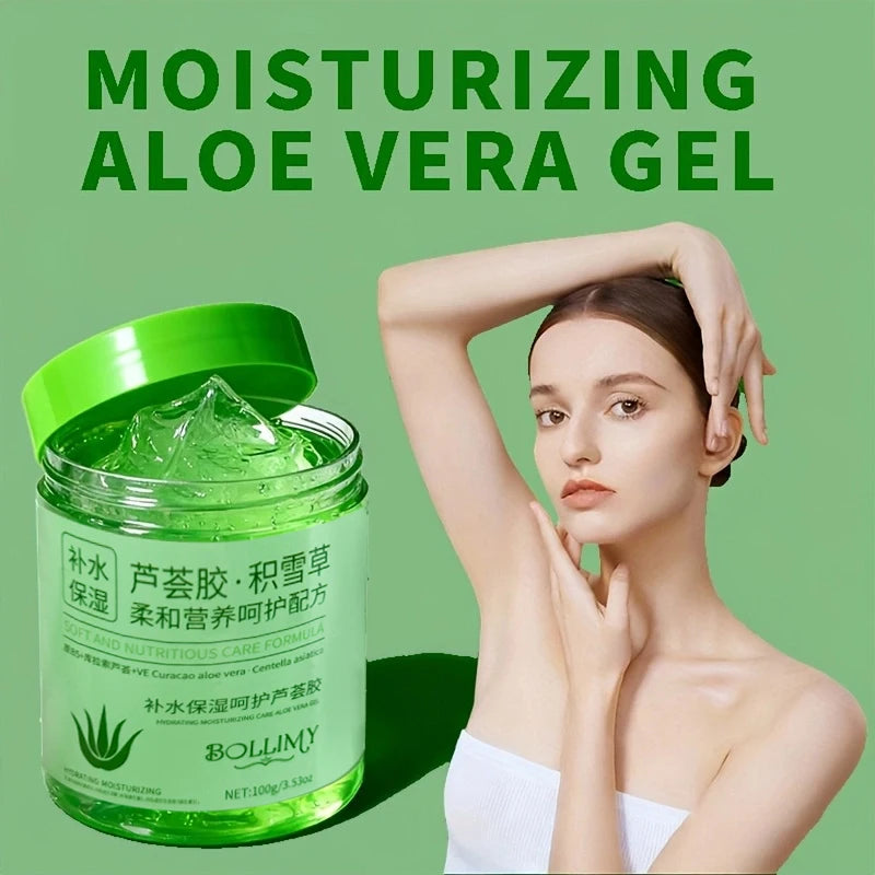Aloe Vera & Centella Asiatica Gel – Hydrating Face Moisturizer Facial Hydrating Gel QXL