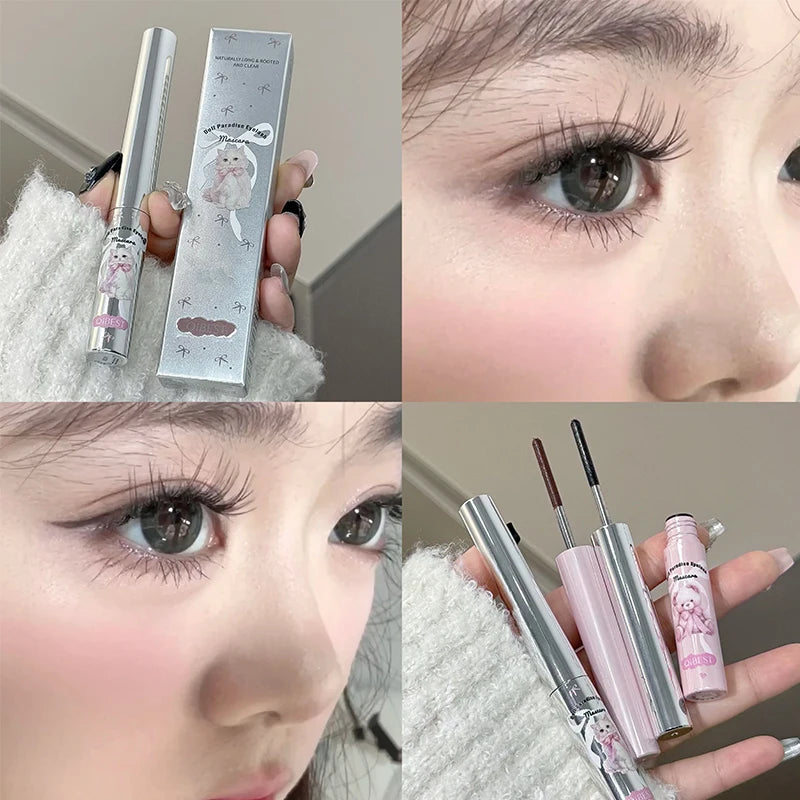 QIBEST Silk Fibre Mascara | Ultra-Fine Brush Waterproof Silk Fibre Mascara QXL
