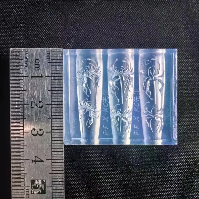 3D Lycoris Flower Silicone Nail Art Mold | DIY Floral Carving Silicone Nail Mold QXL