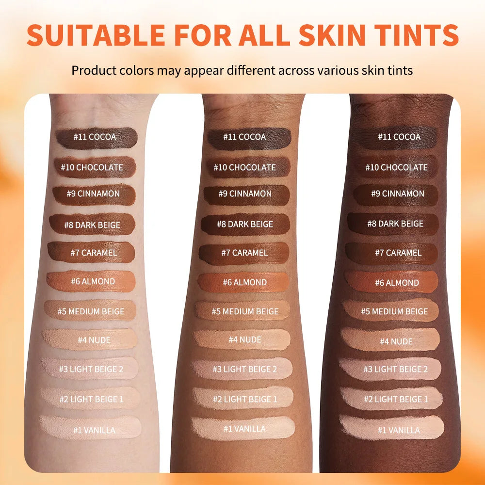 2-in-1 Liquid Foundation & Concealer | Velvet Matte Finish Liquid Foundation QXL