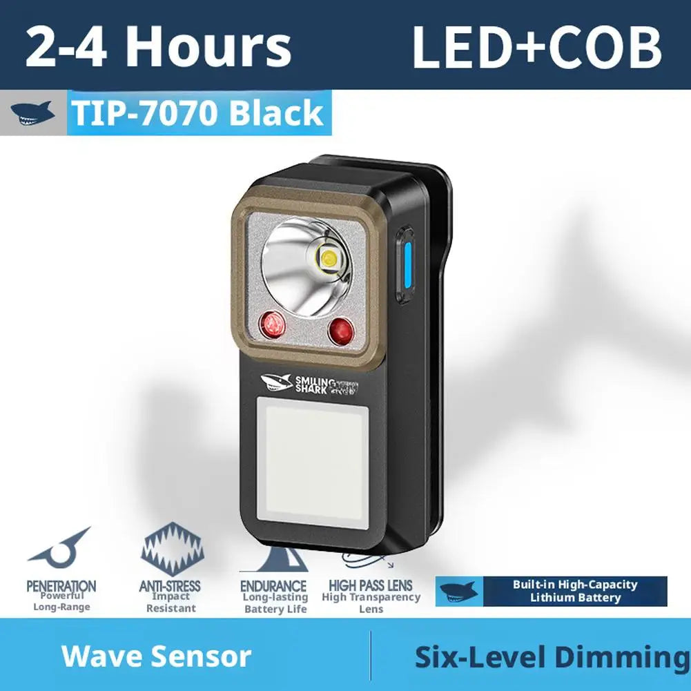 6-Mode Motion Sensor Flashlight | Magnetic USB Rechargeable Torch Motion Sensor Flashlight QXL