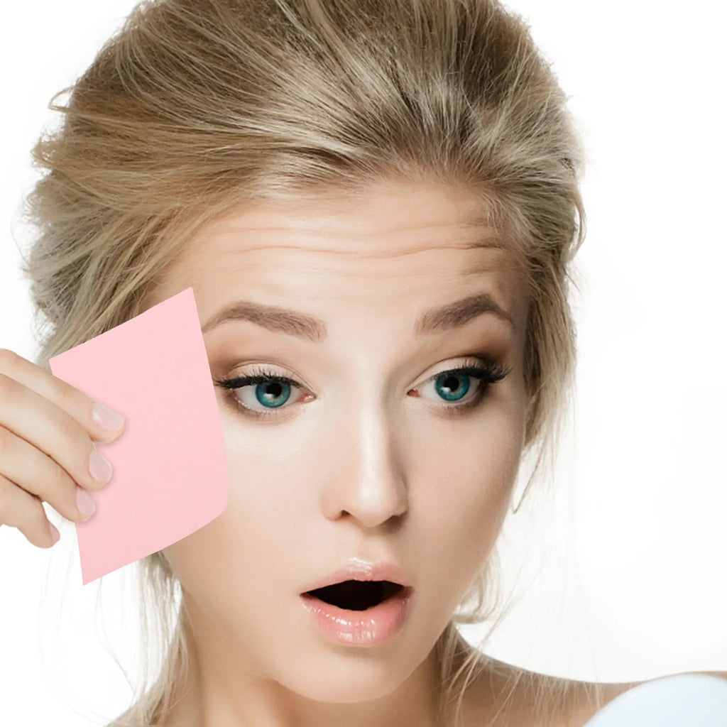 4-Pack Facial Oil Blotting Sheets | 400 Oil Absorbing Papers Facial Blotting Sheets QXL