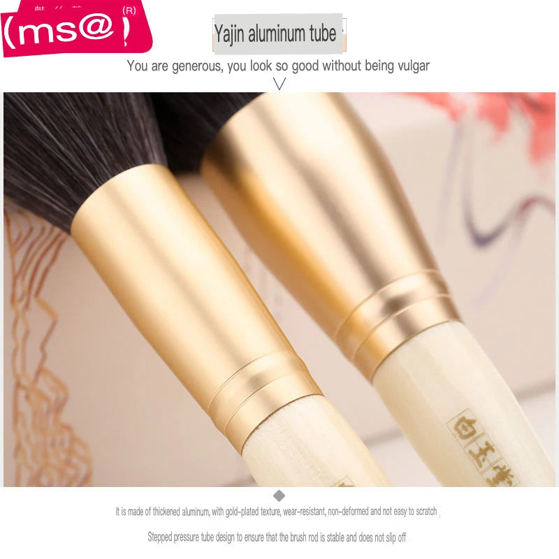 MSQ Goat Hair Makeup Brush | Powder, Foundation & Highlighter Makeup Brush QXL