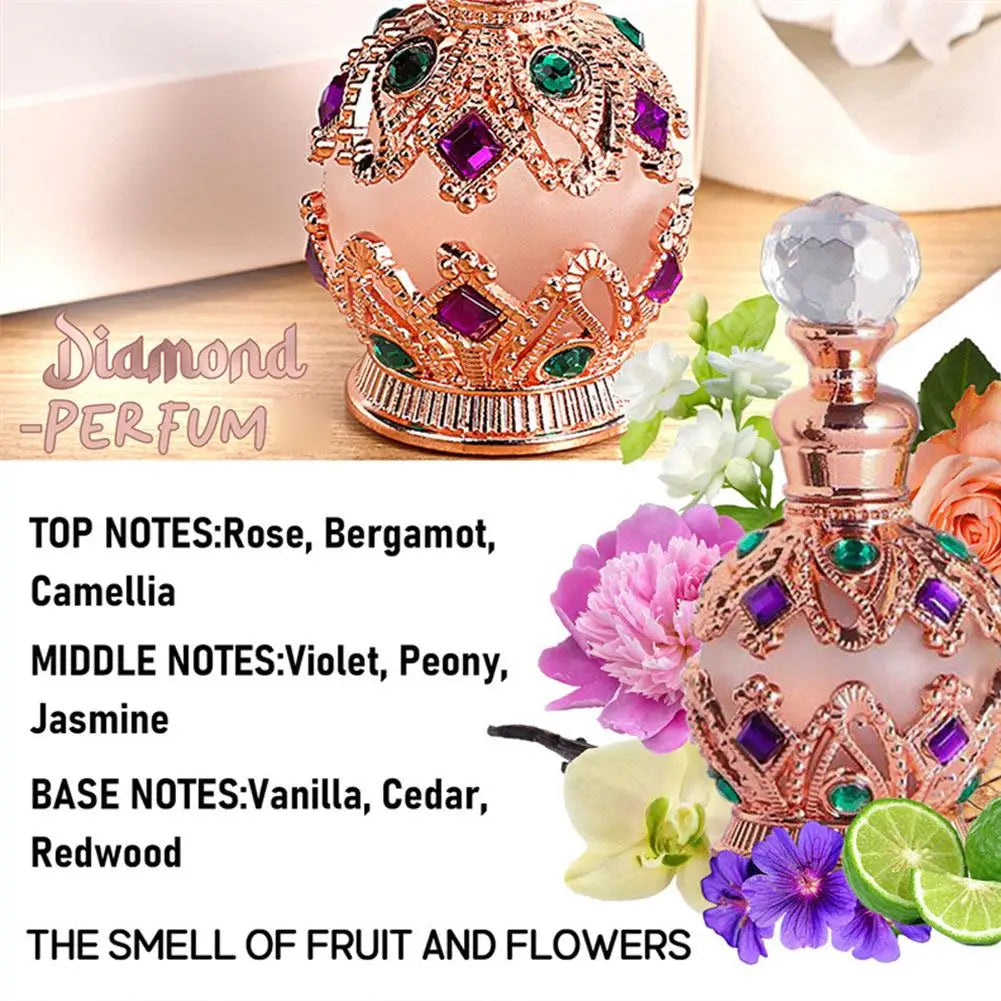 Arabian Floral Perfume | Rose, Jasmine & Vanilla | 15ml Women's Perfume QXL