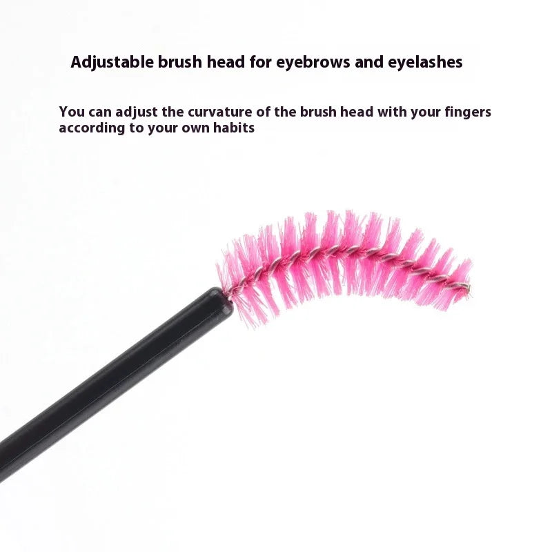 50-Pack Reusable Mascara Wands & Eyelash Spoolie Brushes Mascara Wand Spoolies QXL